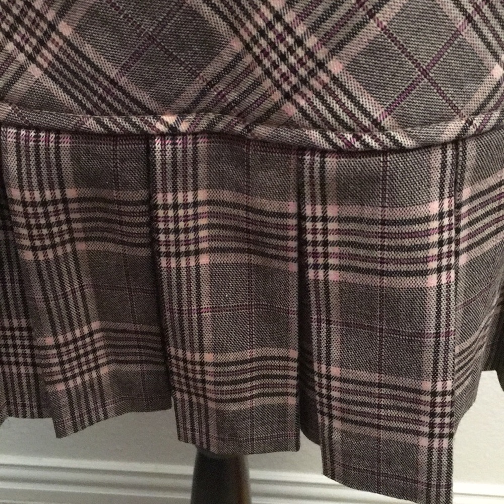 Forever21 Pink Plaid Miniskirt